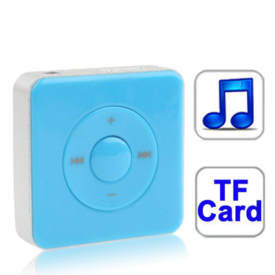 TF (Micro SD) Card Slot MP3 Player (Baby Blue) - Click Image to Close